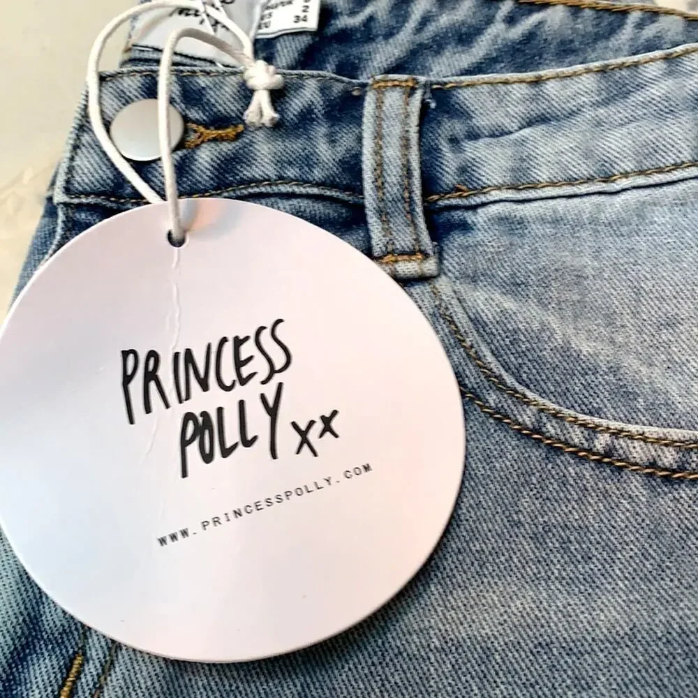 PRINCESS Polly BEHATI STRAIGHT LEG JEANS DENIM Size 2 NWT